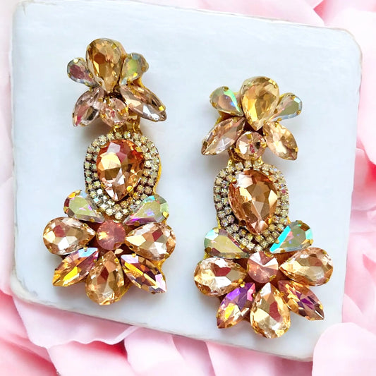 Crystal Rhinestone Chandelier Earrings